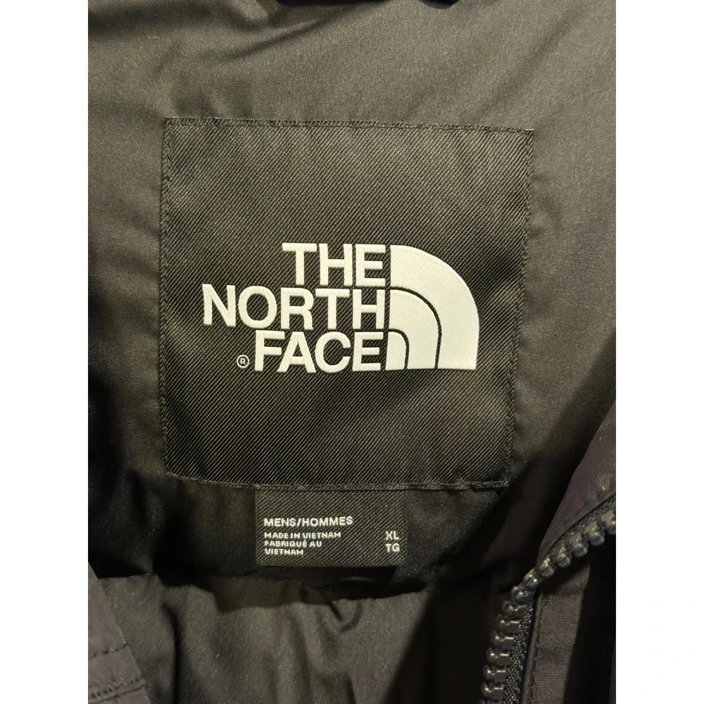 The North Face McMurdo Bomber Jacket Men XL Black 600 Fill DryVent Faux Fur Hood